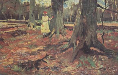 Vincent Van Gogh Girl in White in the Woods (nn04) Spain oil painting art
